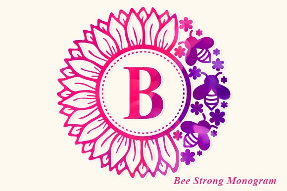 Bee Strong Monogram Font