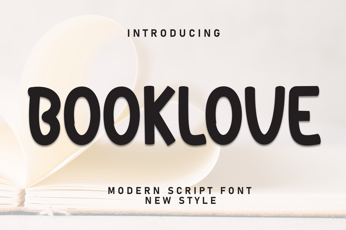 Booklove Font