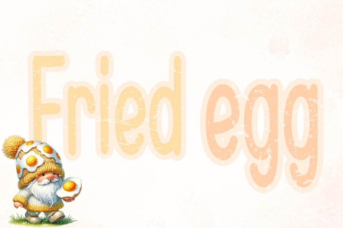Fried Egg Font
