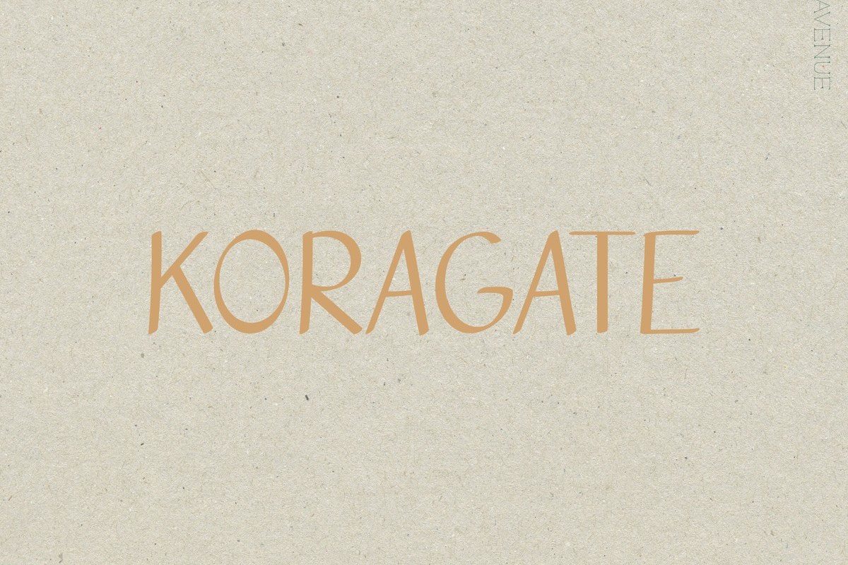 Koragate Font