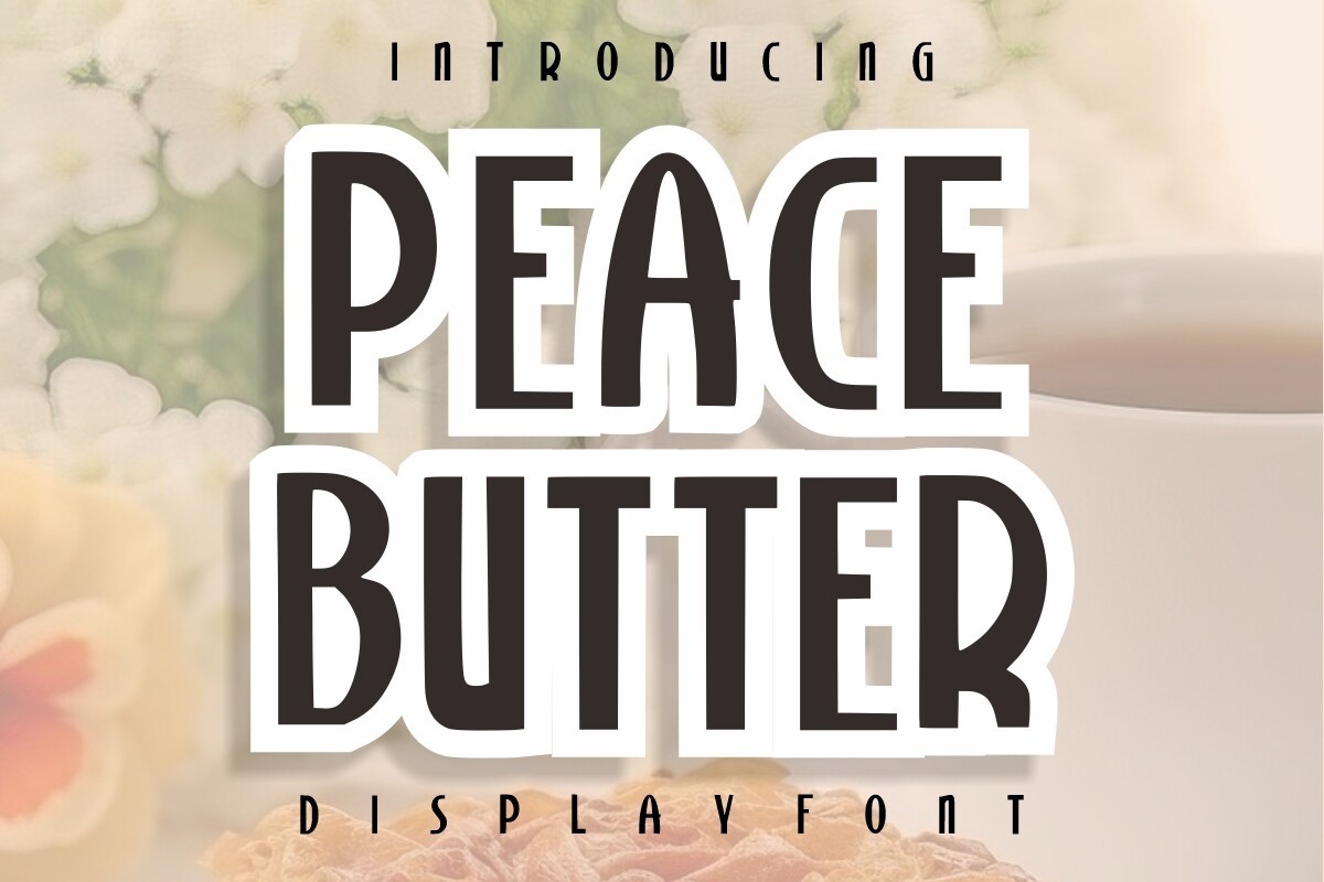 Peace Butter Font