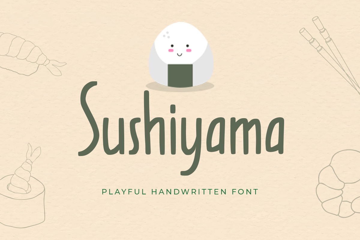 Sushiyama Font