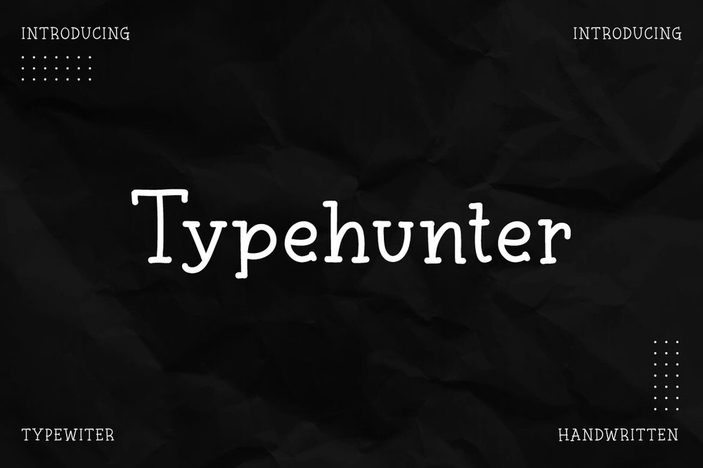Typehunter Font