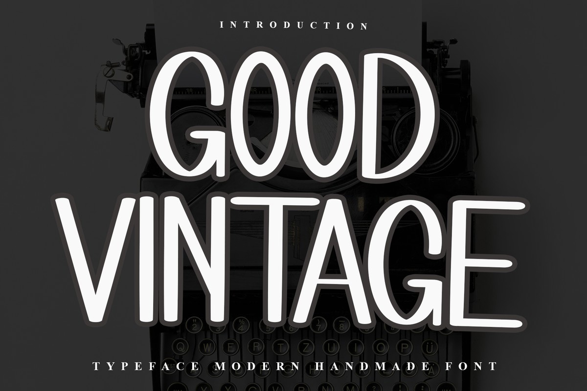 Good Vintage Font