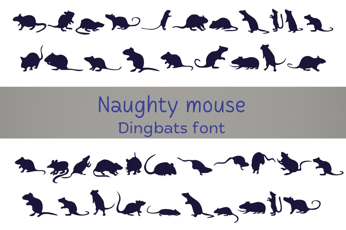 Naughty Mouse Font