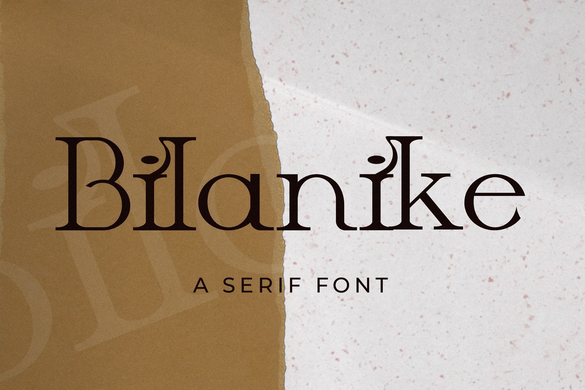 Bilanike Font