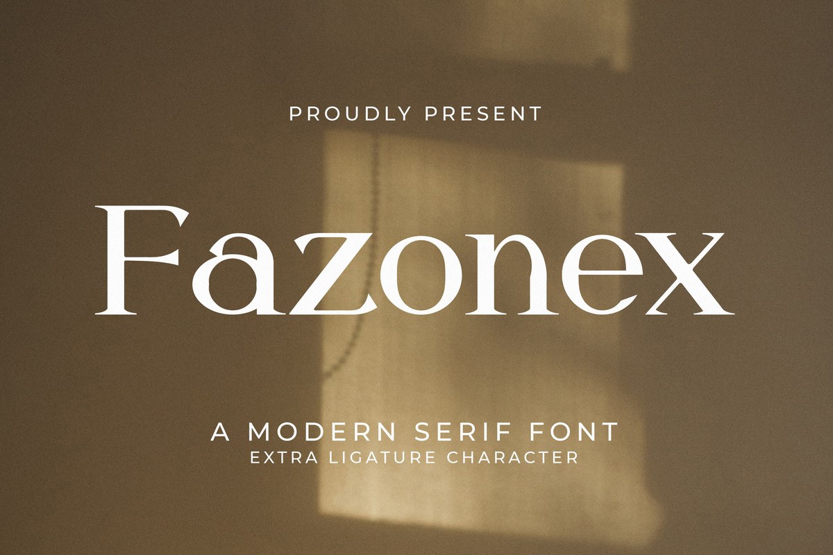 Fazonex Font