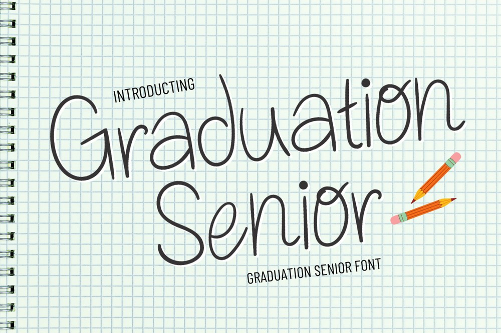 Graduation Senior Font