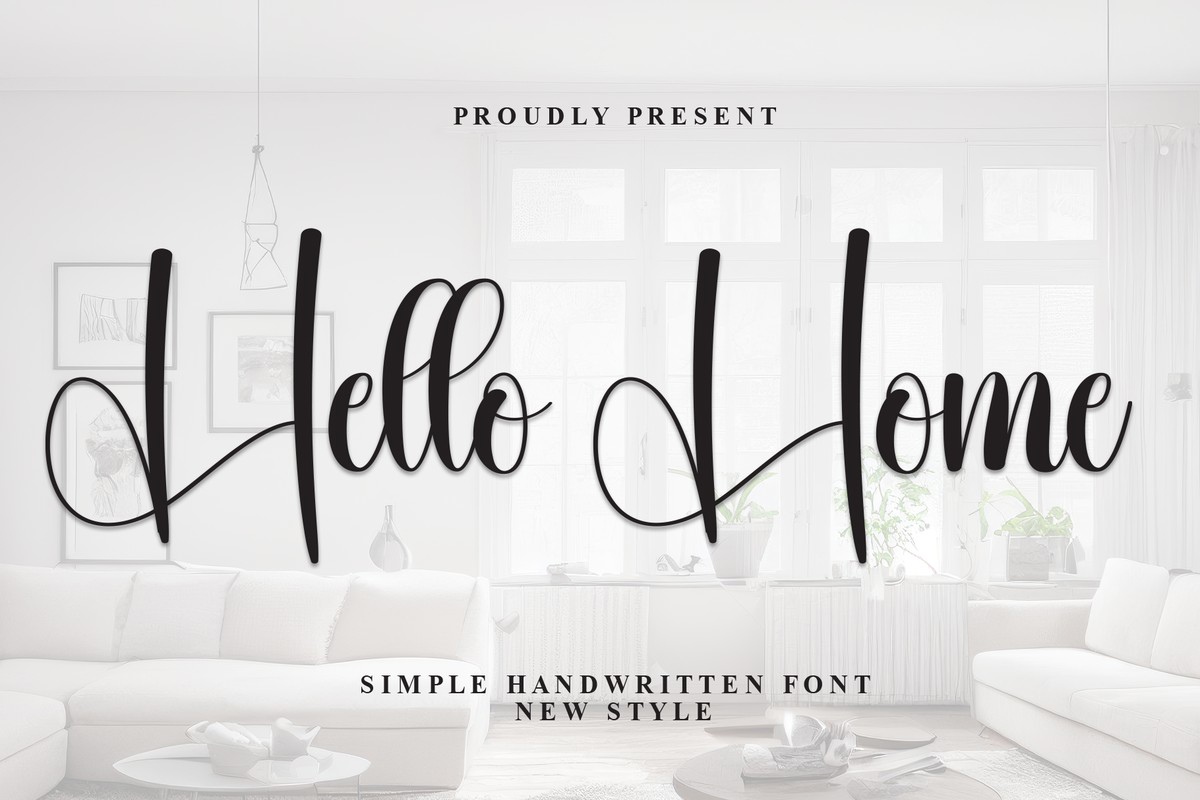 Hello Home Font