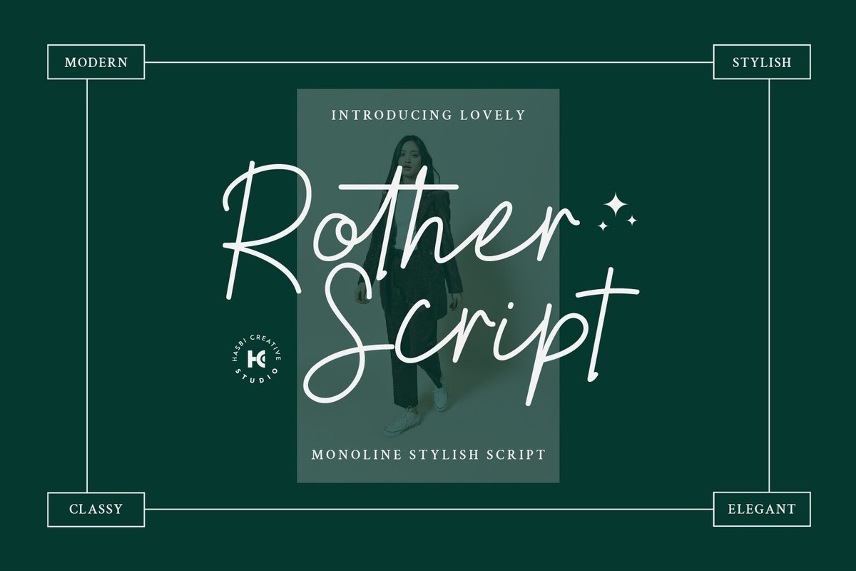 Rother Script Font