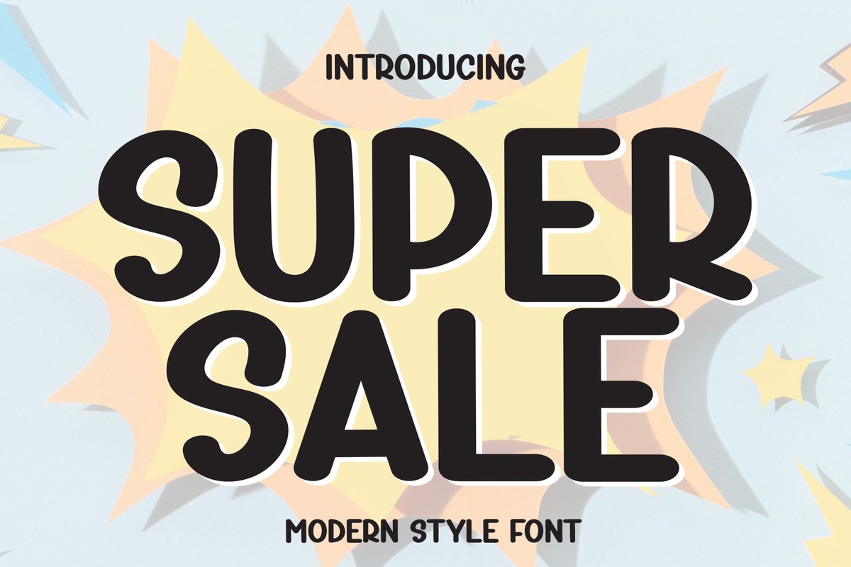 Super Sale Font