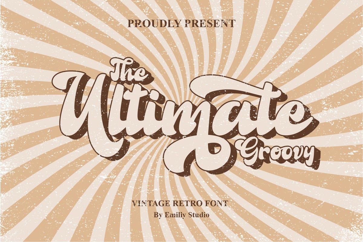 The Ultimate Groovy Font