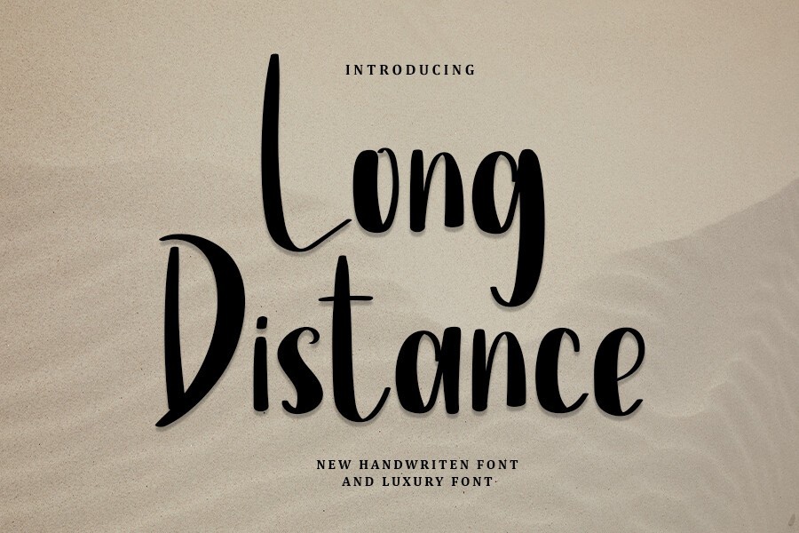 Long Distance Font