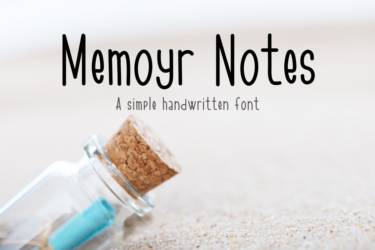 Memoyr Notes Font