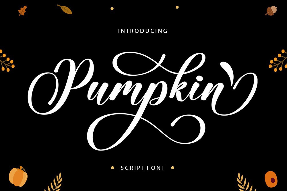 Pumpkin Script Font