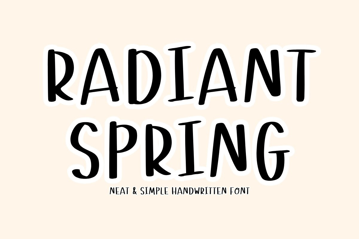 Radiant Spring Font