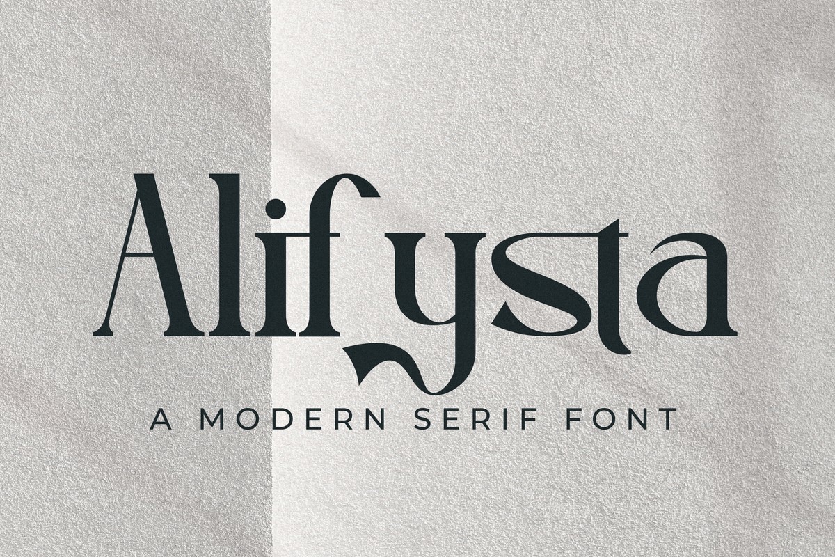 Alifysta Font