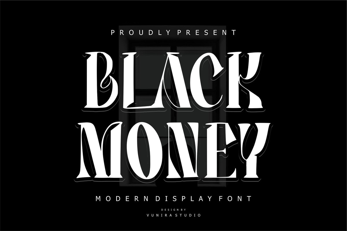 Black Money Font