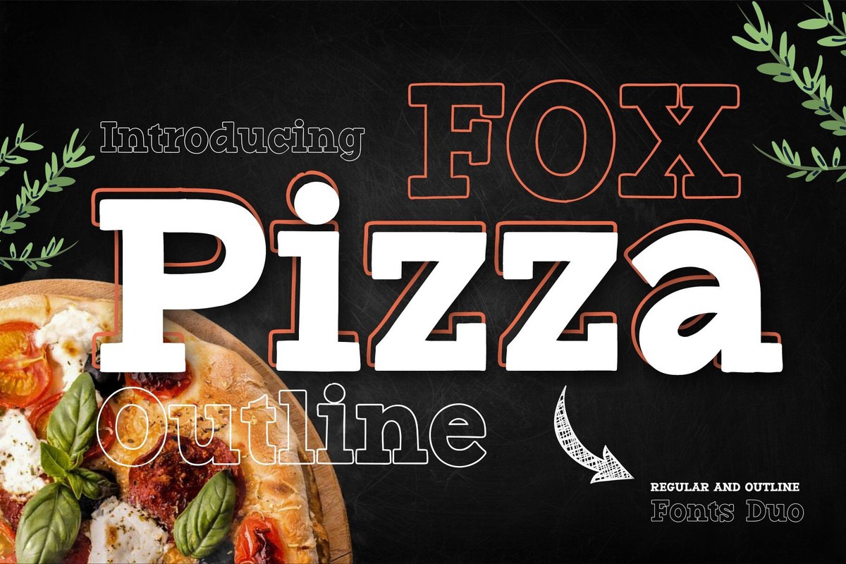 Fox Pizza Font