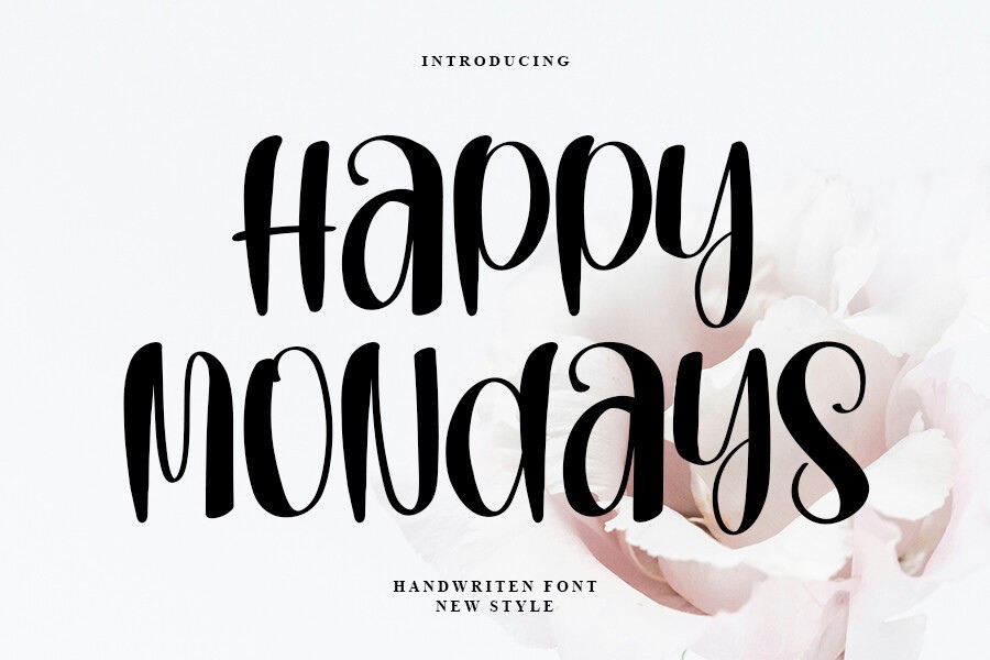 Happy Mondays Font