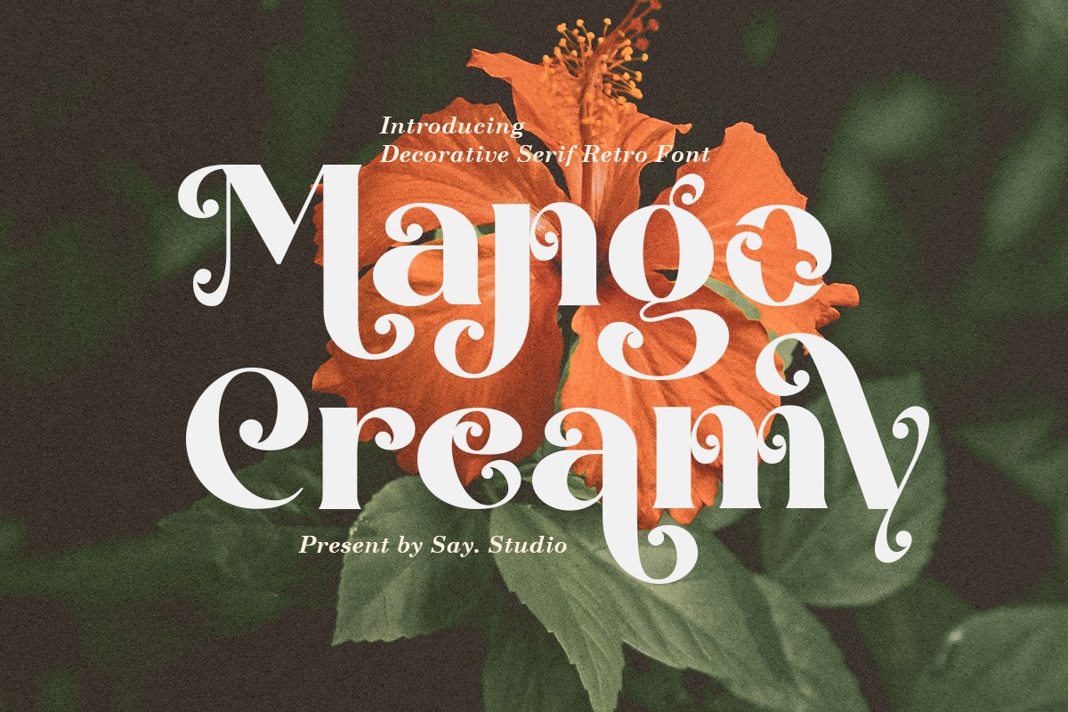 Mango Creamy Font