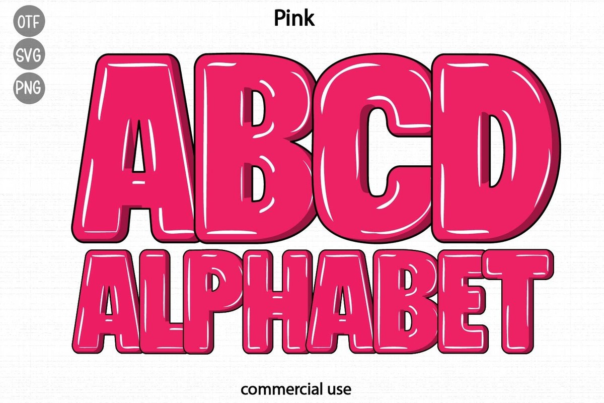 Pink Font