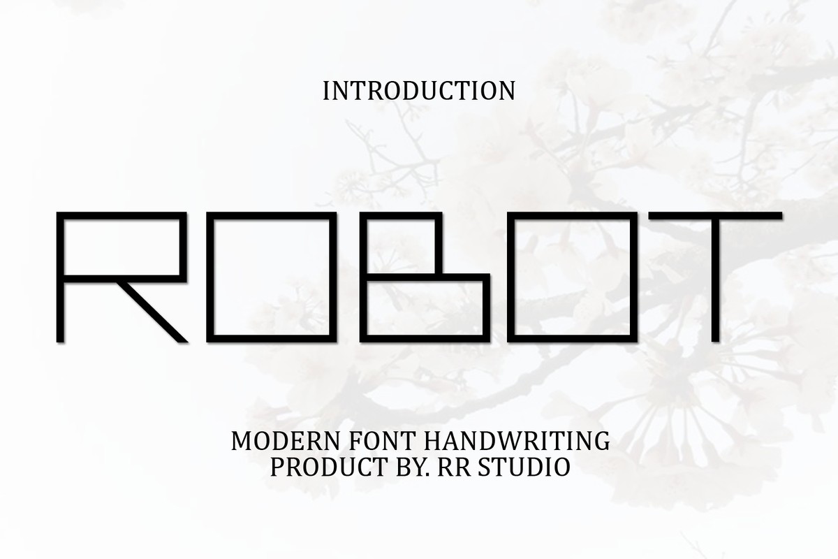 Robot Font