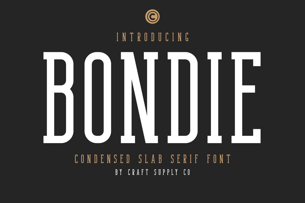 Bondie Slab Font