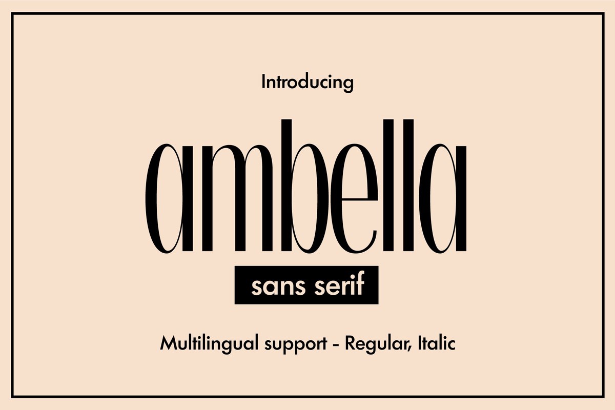 Ambella Font