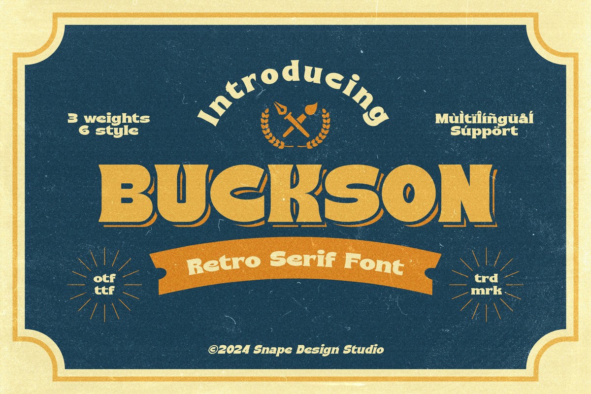 Buckson Font