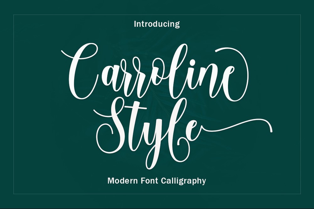 Carroline Style Font