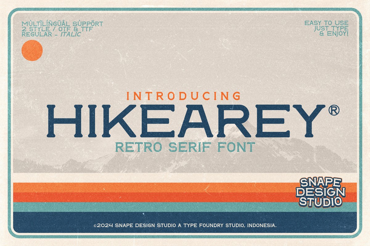 Hikearey Font