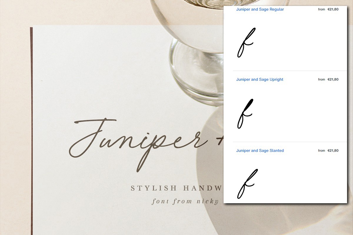 Juniper and Sage Font