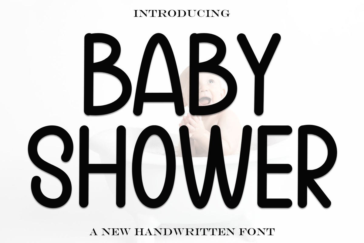 Baby Shower Font