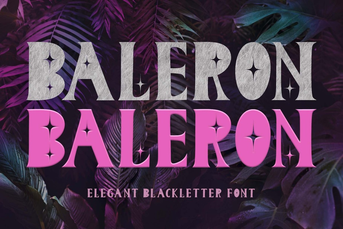 Baleron Font