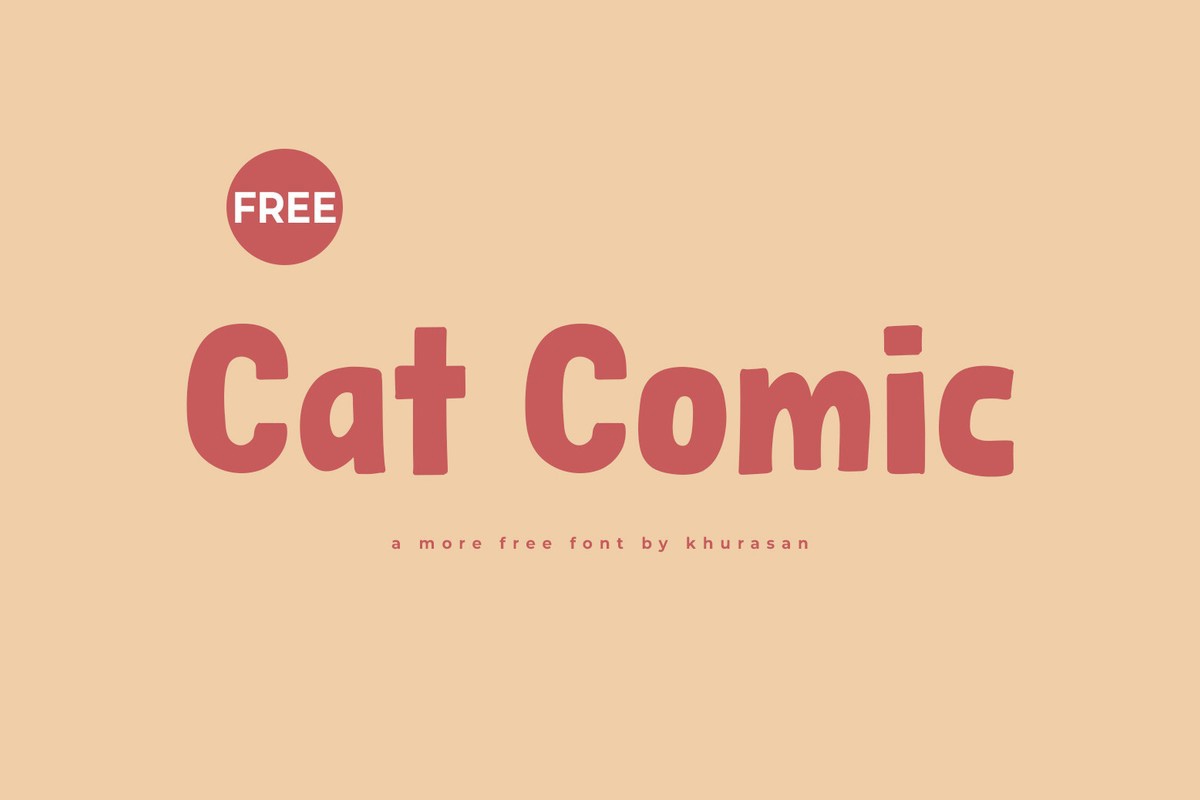 Cat Comic Font