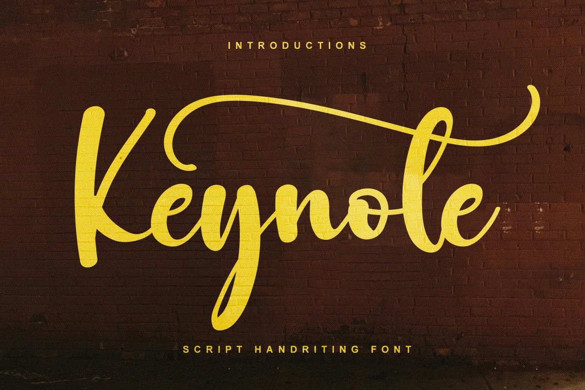 Keynote Font