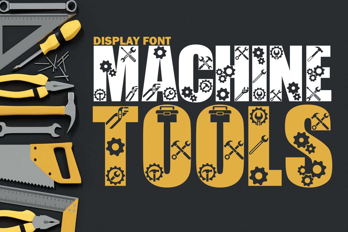 Machine Tool Font