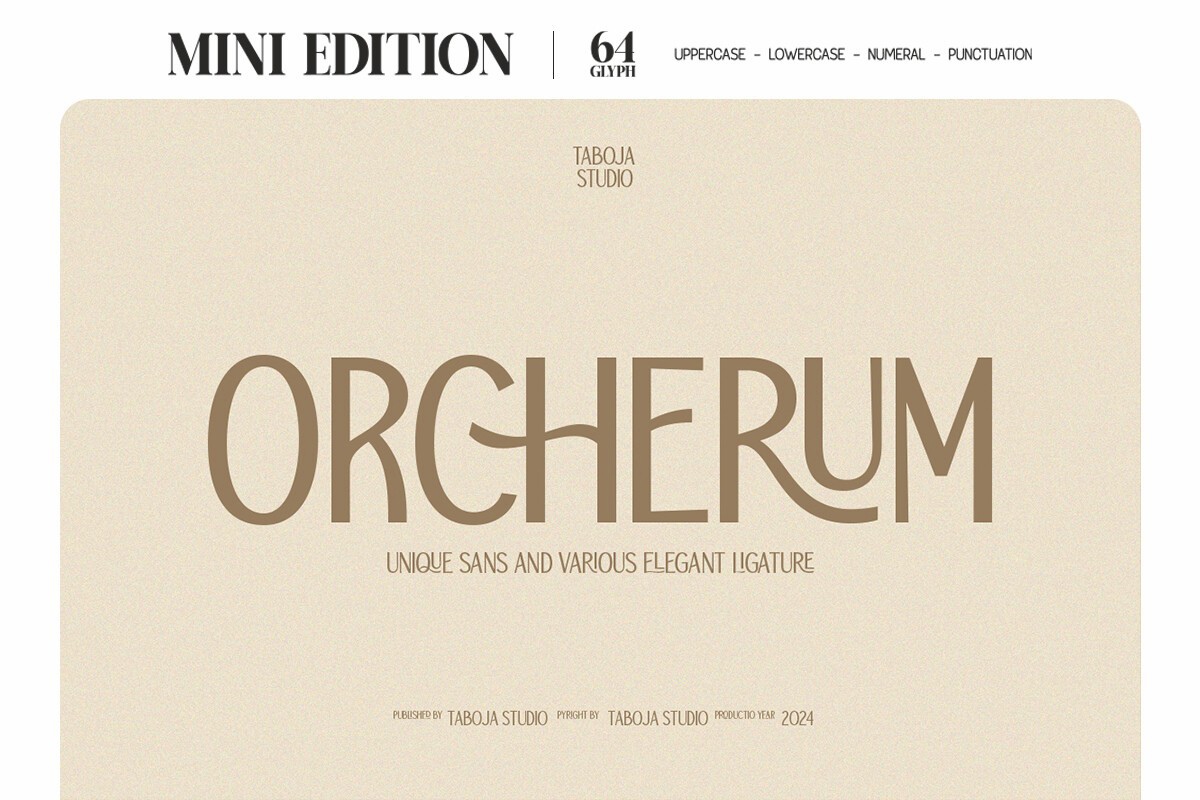 TBJ Orcherum Mini Font