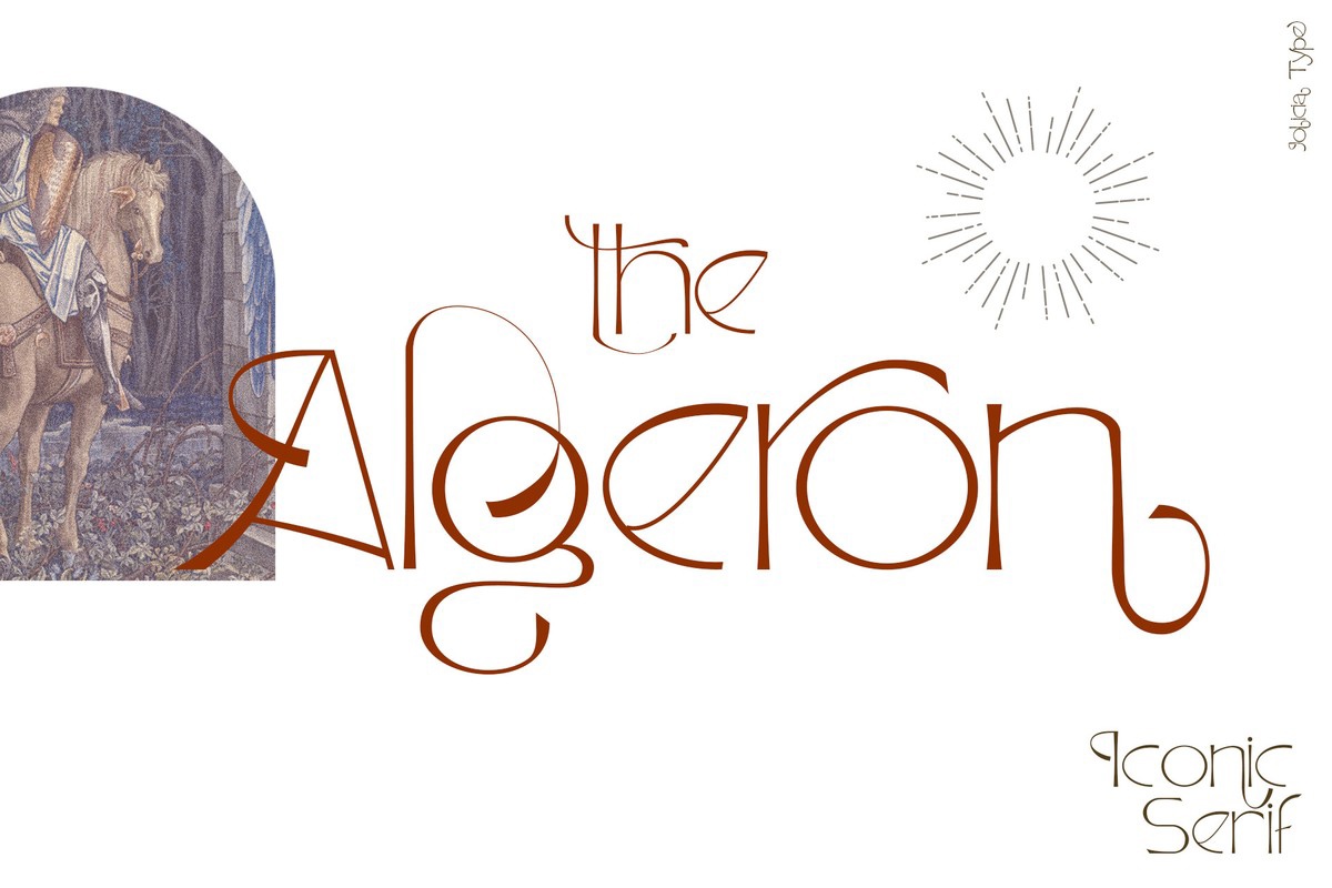 The Algeron Font