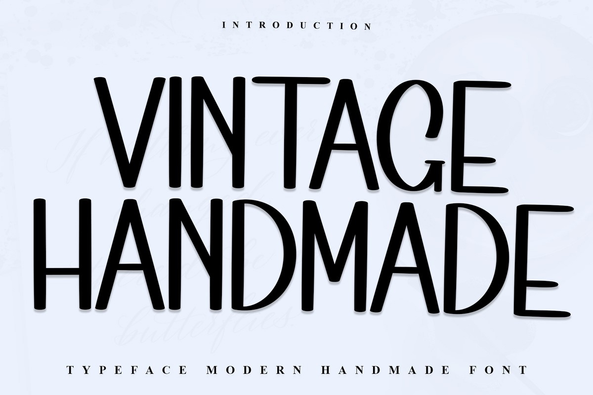 Vintage Handmade Font