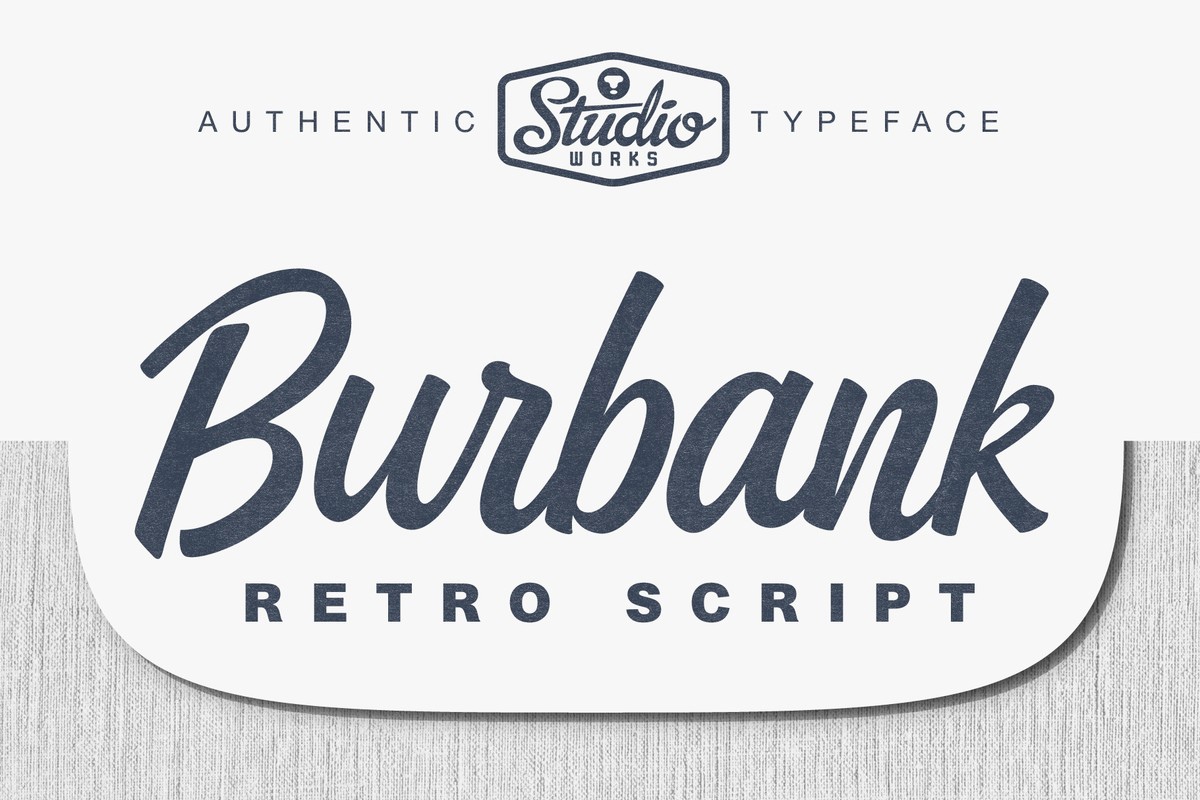 Burbank Script Font