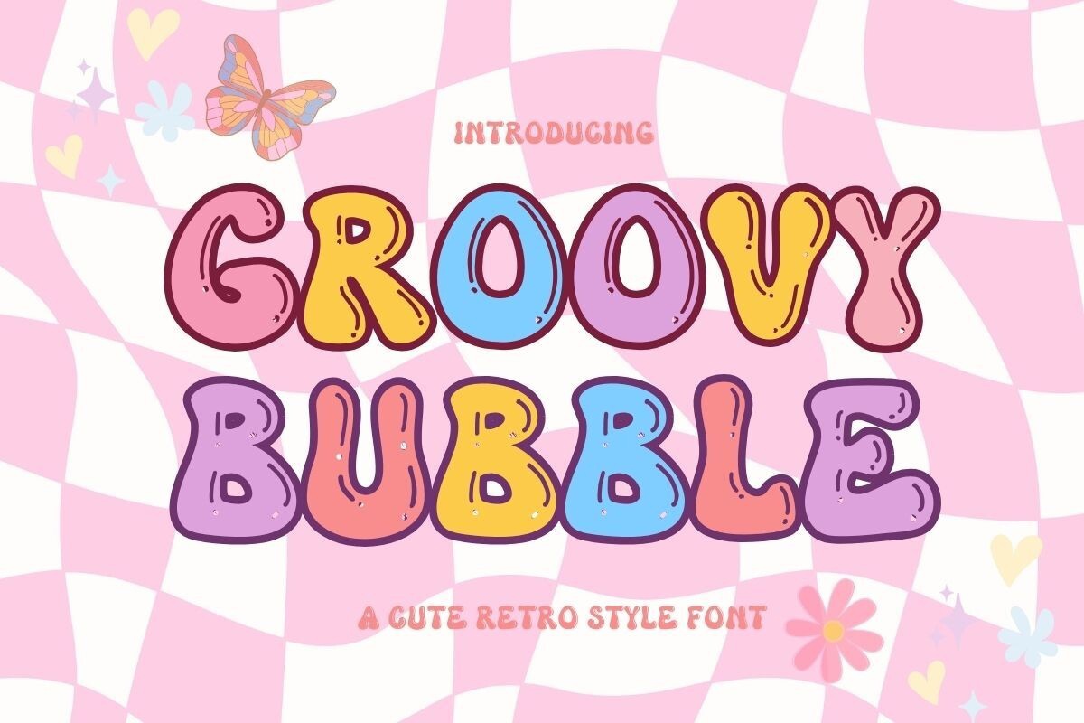 Groovy Bubble Font