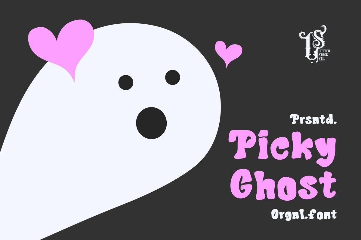 Picky Ghost Font