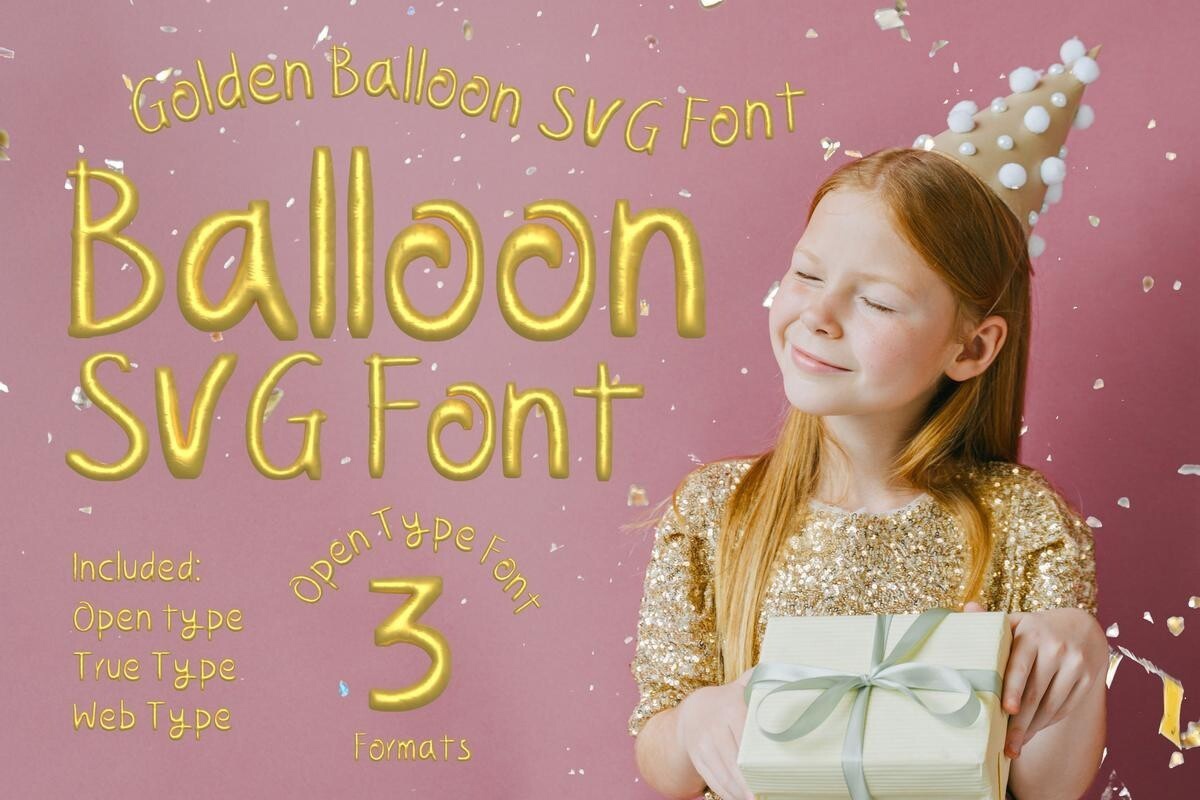 Golden Balloon Font