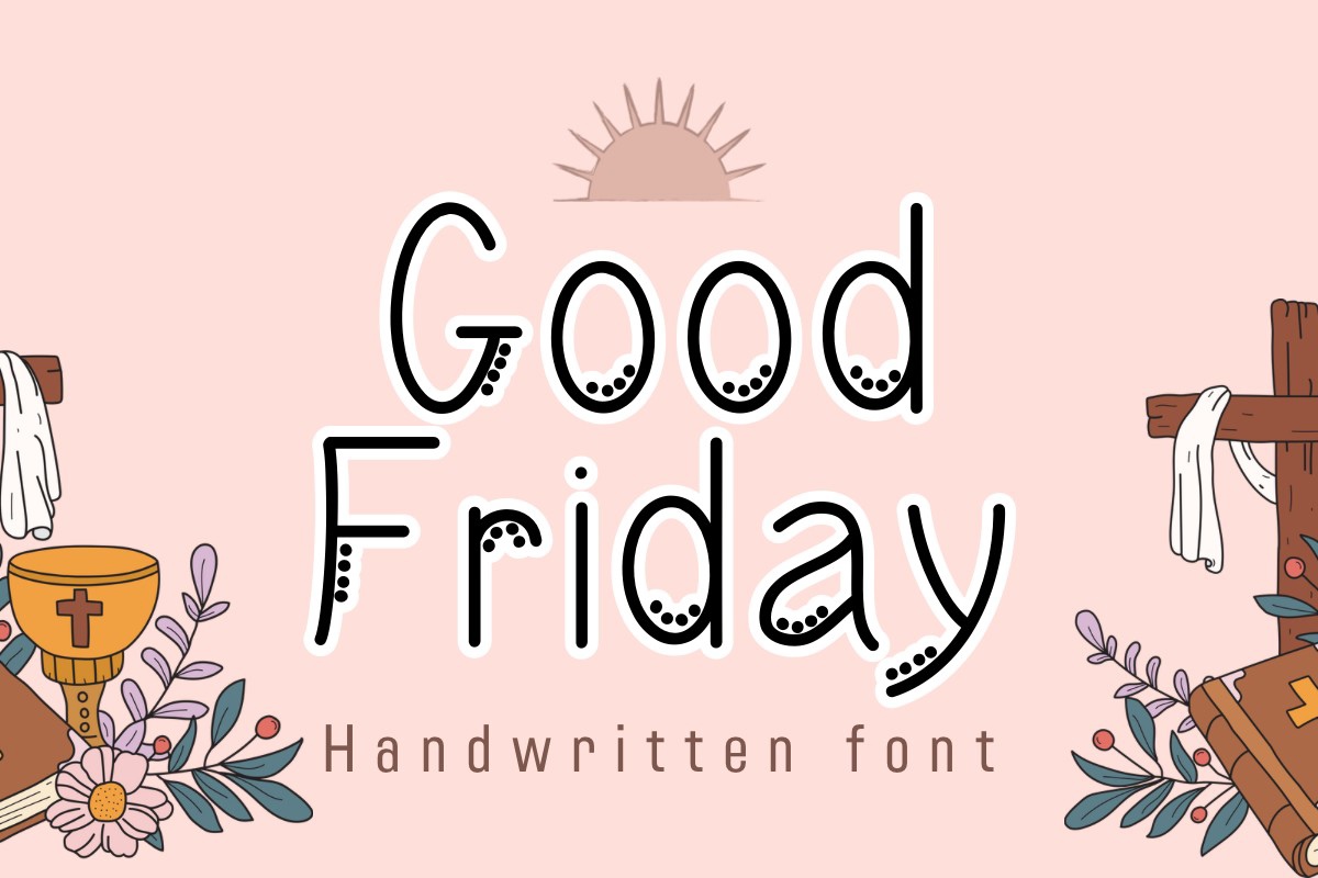 Good Friday Font