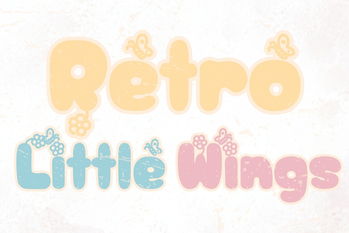 Retro Little Wings Font