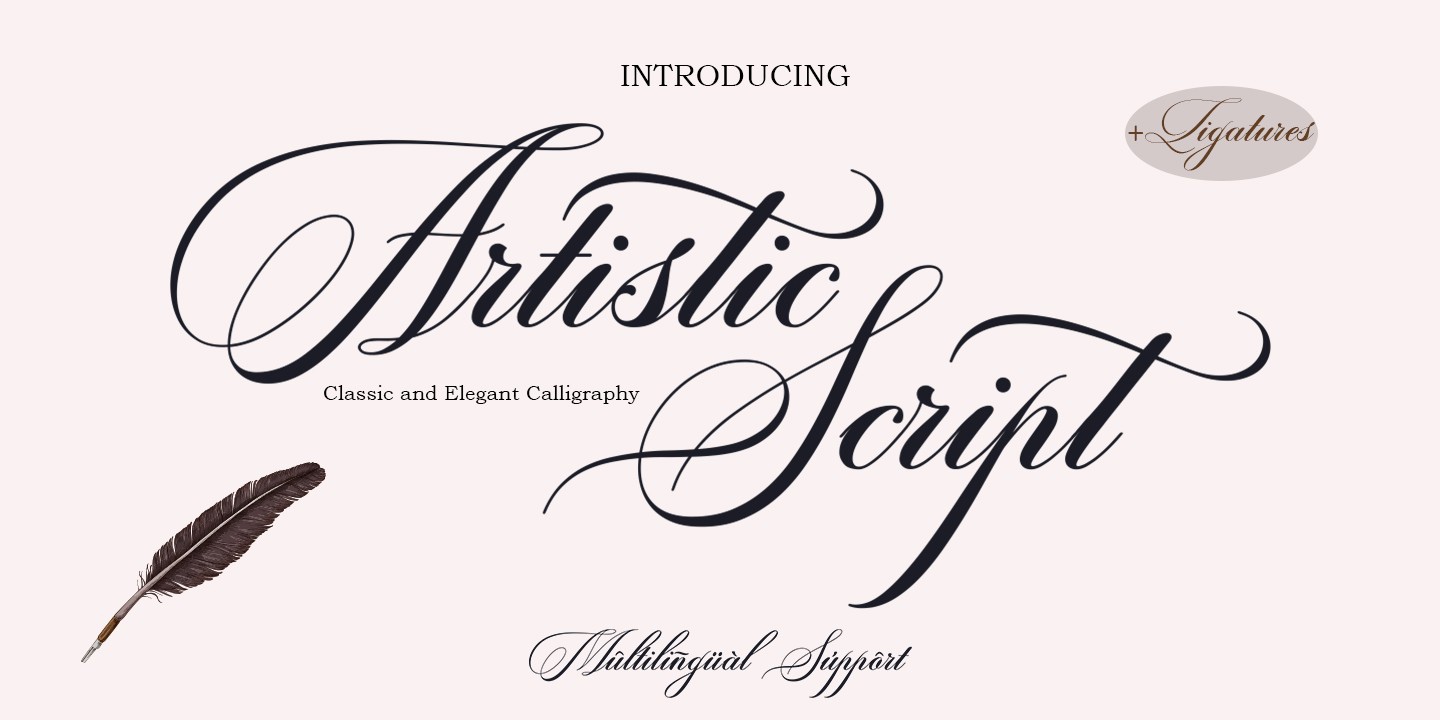 Artistic Script Font