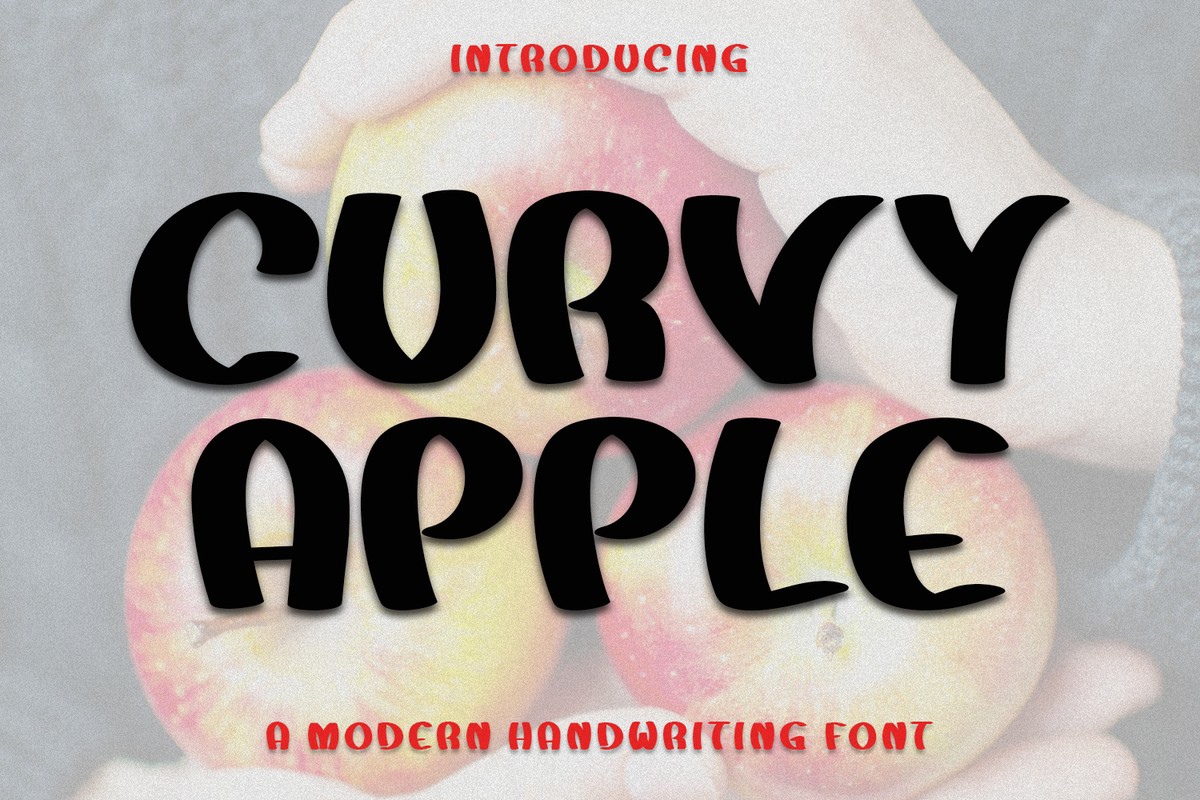 Curvy Apple Font