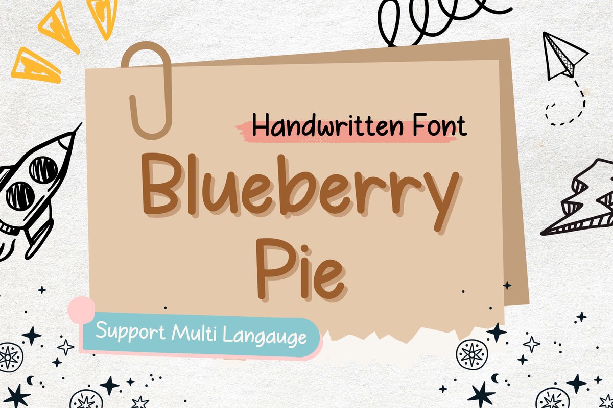 Blueberry Pie Font